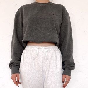 Nike Embroidered Swoosh Crewneck